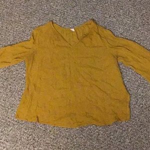 Yellow/Mustard Blouse ⭐️Open to offers⭐️